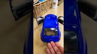 ASMR CUTE MINI BLUE CHRYSLER SUV TOY CAR  & GUMBALL CANDY #shorts #short  #chrysler #toy #toycar