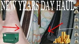 NEW YEARS DAY DUMPSTER DIVING 2019 STARTS OFF WITH A COACH PURSE HAUL!