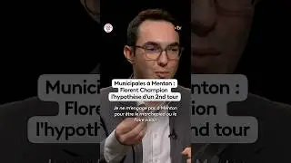 #Municipales2026 &agrave; Menton : Florent Champion, l'hypoth&egrave;se d'une 2nd tour