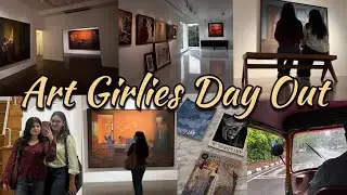 Visiting ART GALLERIES ✨🎨 | Shrine Empire | Vadehra Art Gallery | Aryan Art Gallery | 💗✨🖼️🧑&zwj;🎨