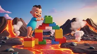 Fortnite Baby Built a Fort Inside a Volcano | Kids Songs & Nursery Rhymes