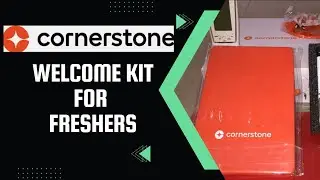 Cornerstone welcome kit unboxing | cornerstone goodies for new joiners | #welcomekit | #cornerstone