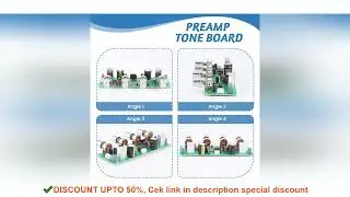12V NE4558 HIFI Preamp Tone Board Bass Treble Volume Control Pre-Amplifier Board-ABVP
