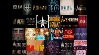 ALL MCU MOVIES TITLE CARDS [IRON-MAN - SPIDER-MAN: FAR FROM HOME]