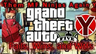 Them Ninjas Racing!?!?.... Gta 5 stunt race
