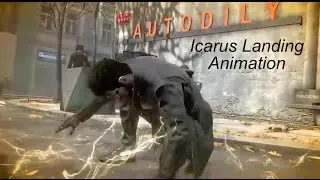 Icarus Landing Animation (Deus Ex: Mankind Divided Game Clip)