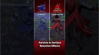 Elden Ring Nightreign vs Burning Sword Death Sun Comparison - Particle & Surface Reaction Effects
