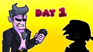 Fnf corruption reboot day-1 dad