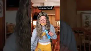 Pov: Babysitter finds the snack cabinet