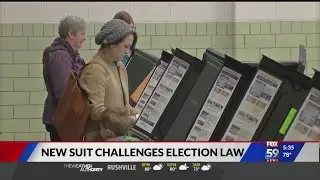 Lawsuit challenges Indiana limits on voting time extensions
