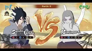 Sasuke Uchiha (Dragon Sage Mode) vs Kimimaro (Snake Sage Mode) - Naruto Storm Connections