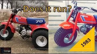 1983 Honda ATC70 Project Complete!  Does it start?