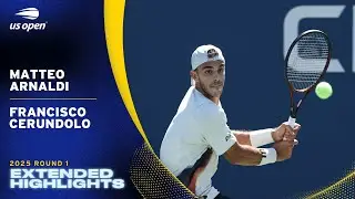 Matteo Arnaldi vs. Francisco Cerundolo Extended Highlights | 2025 US Open Round 1