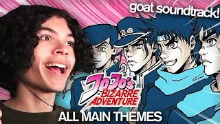 first time reacting to all jojos main themes!