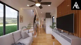 Aesthetic and Unique 2-Bedroom Tiny House Design Idea (3x10 Meters Only)