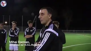Coupe Gambardella 2015 - 2016 : entraînement de l'A.S.L. Robertsau
