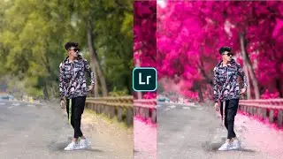 Lightroom new pink tone photo editing tutorial | lightroom background colour change| lr presets