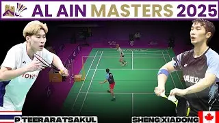[Men's Singles - R16] Panitchaphon Teeraratsakul vs Sheng Xiaodong | Al Ain Masters 2025 Badminton