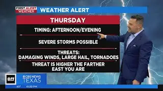 Severe weather may return on Thursday