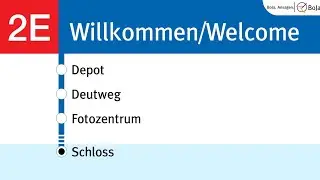 Stadtbus Winterthur/ZVV Ansagen | 2E Winterthur Waldegg - Schloss | BoJa Ansagen