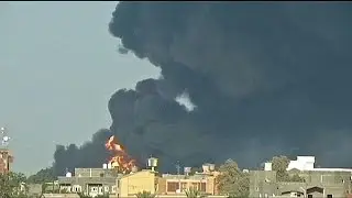 Gro&szlig;brand in Libyen nach K&auml;mpfen verfeindeter Milizen