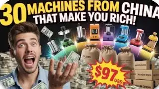 &ldquo;30 Cheap Machines FEW Know About That Will MAKE YOU MONEY from HOME&rdquo;🚀⚙️