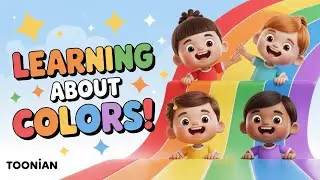 🌈 Learn Colors Song for Kids | Educational Nursery Rhyme | Toonian  | #Toonian #ToonianCartoons