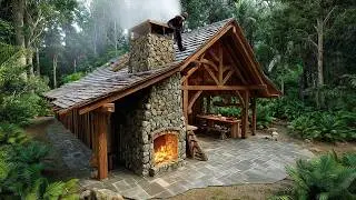 A Man Built The Cheapest Forest House In 20 Days To Live In The Wild