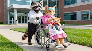 💔🏥 Papa Cat & Kitten Visit Sick Mama Cat — A Family Moment That Heals the Heart 🐱❤️