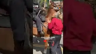 Polic&iacute;as repliegan protestas por redadas masivas en Los &Aacute;ngeles, California.