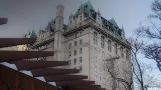 Winnipeg Walking Video 4 - New Years Eve Walk in Downtown Winnipeg - Winter