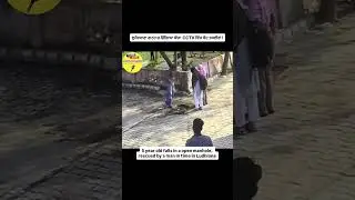 5 year old child fell into open gutter, youth pulled him out 😱😳🙏😓💔#latestnews #viral #news #ludhiana