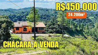 CHACARA PRÓX A BR 277, 24.200M², CASA DE ALVENARIA, ÁGUA
