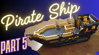 ASMR Pirate Ship Build &ndash; Mould King No. Gull, Part 5 | Captain&rsquo;s Quarters, Brick Sounds