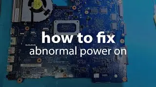 LA-9101P  Rev 1.0  - Abnormal power on  issue - For beginners