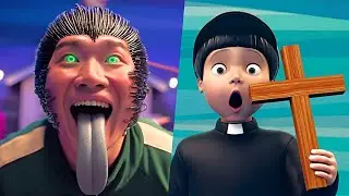 Squid Game Season 3 but it's ruined by AI (Funny Dolls)