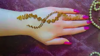 Simple henna flowers design for party  | henna Mehndi Edinburgh 
