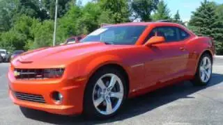 Inferno Orange Chevy Camaro SS walk around video - Runde Chevrolet
