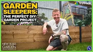 Garden Sleepers: The perfect DIY GARDEN project! 🌱  |  New Build Garden Transformation 02