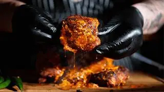 Chicken 65 on the Weber Kettle