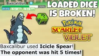 LOADED DICE BAXCALIBUR SWEEPS NATDEX | POKEMON SHOWDOWN