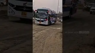 Rainbow Travels Brand New 2x2 AC Sleeper Coach On Baarat Booking #bus #akbuses #shorts