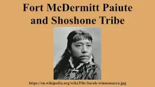 Fort McDermitt Paiute and Shoshone Tribe