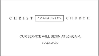 The Worship of God, Sunday, August 18, 2024