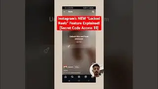 How to Enable Locked Reels Secret Code Feature on Instagram #shorts