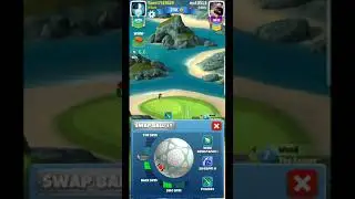 Golf Clash Tour 5 Porthello Cove Hole 6 Par 3 strategy and tips for wind pointed at 1030