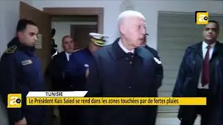 #TUNISIE | Le pr&eacute;sident Kais Saied se rend dans les zones touch&eacute;es par de fortes pluies