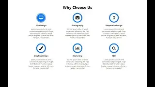 Responsive Service Section Design