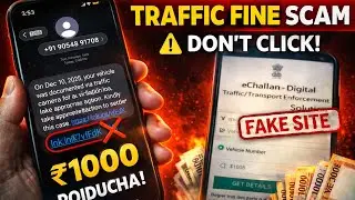 புது SCAM அலர்ட் 💰 | Traffic fine scam alert | Awareness Video