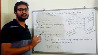 Shape Factor/View Factor/Configuration Factor, Radiation Heat Transfer Part-4, Best video in Hindi